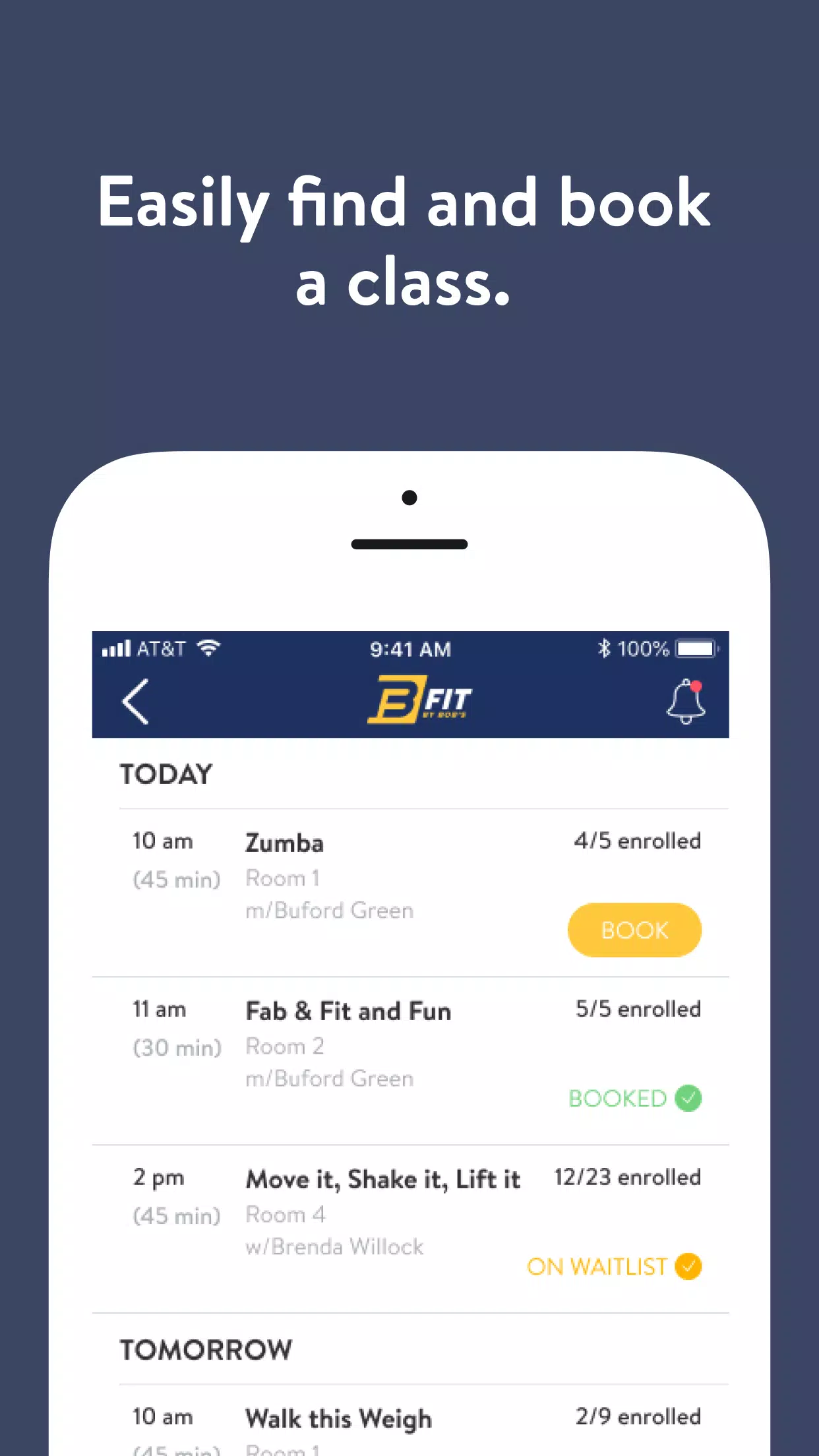 BFit Gym Screenshots