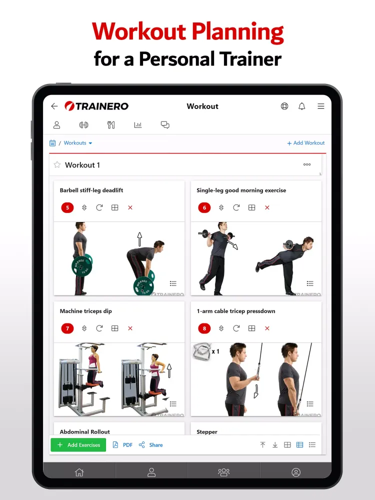 Trainero Coach App Screenshots