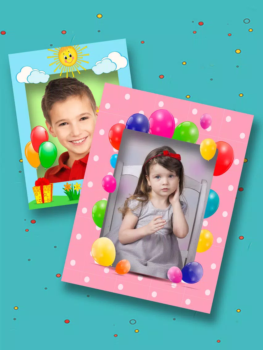 Happy Birthday photo frames – create birthday greeting cards & collages and edit your images Premium iPad Screenshots