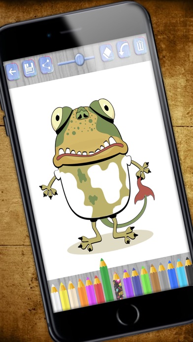 Paint monsters with magic - Halloween coloring book Screenshots