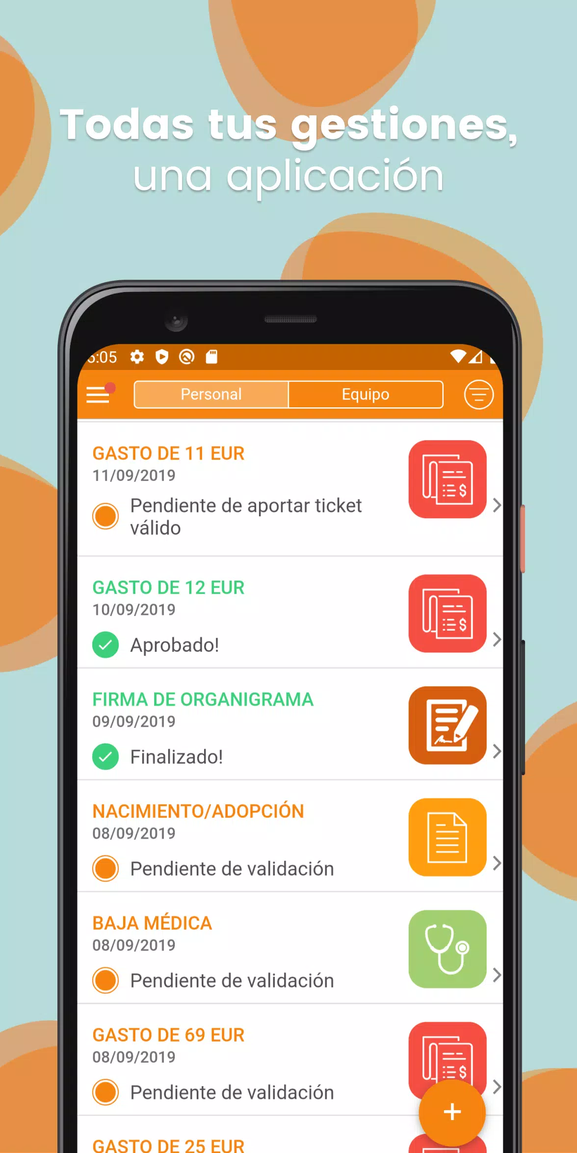 TramitApp Empleado Screenshots