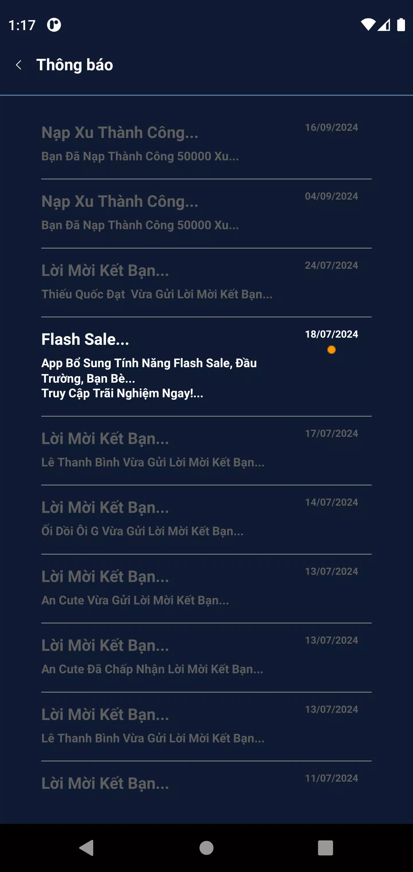 Arena App Screenshots