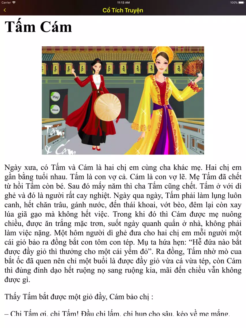 Cổ tích truyện iPad Screenshots