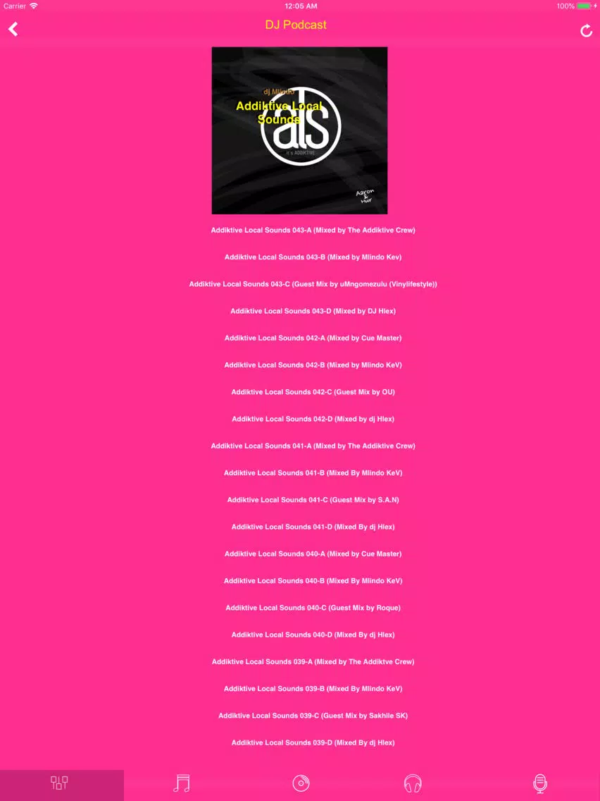 Скриншоты DJ Mixes iPad