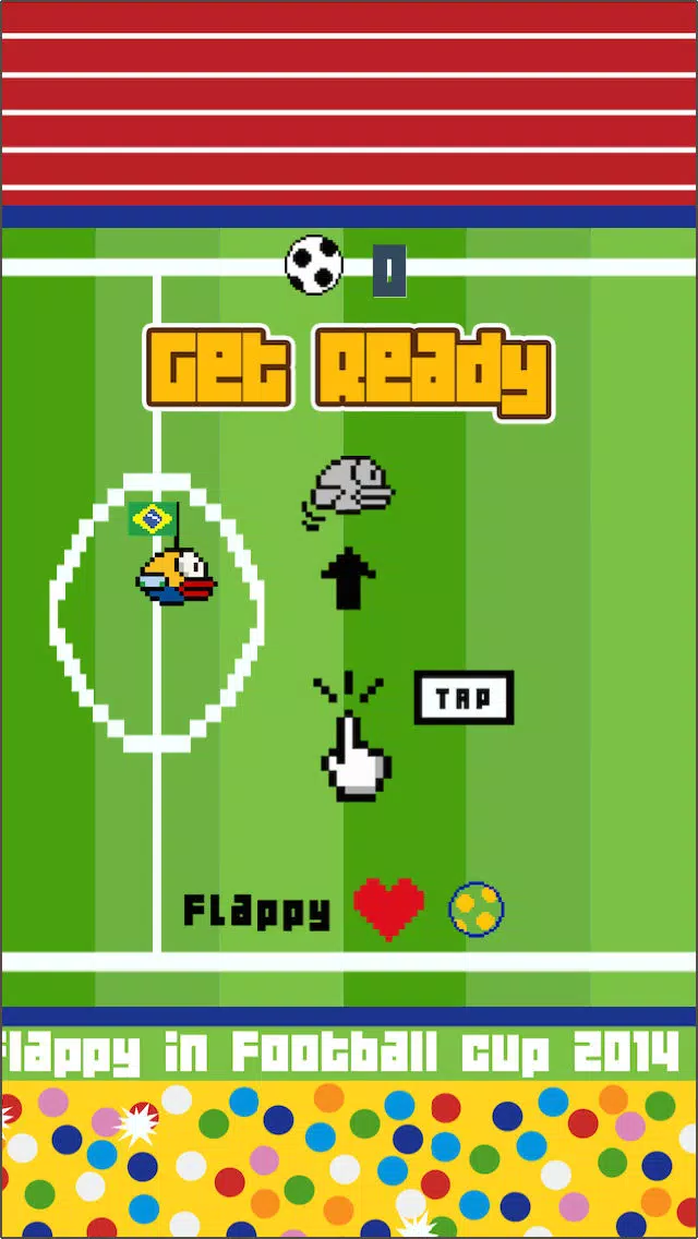 Flappy in Football cup 2014 Edition Screenshots