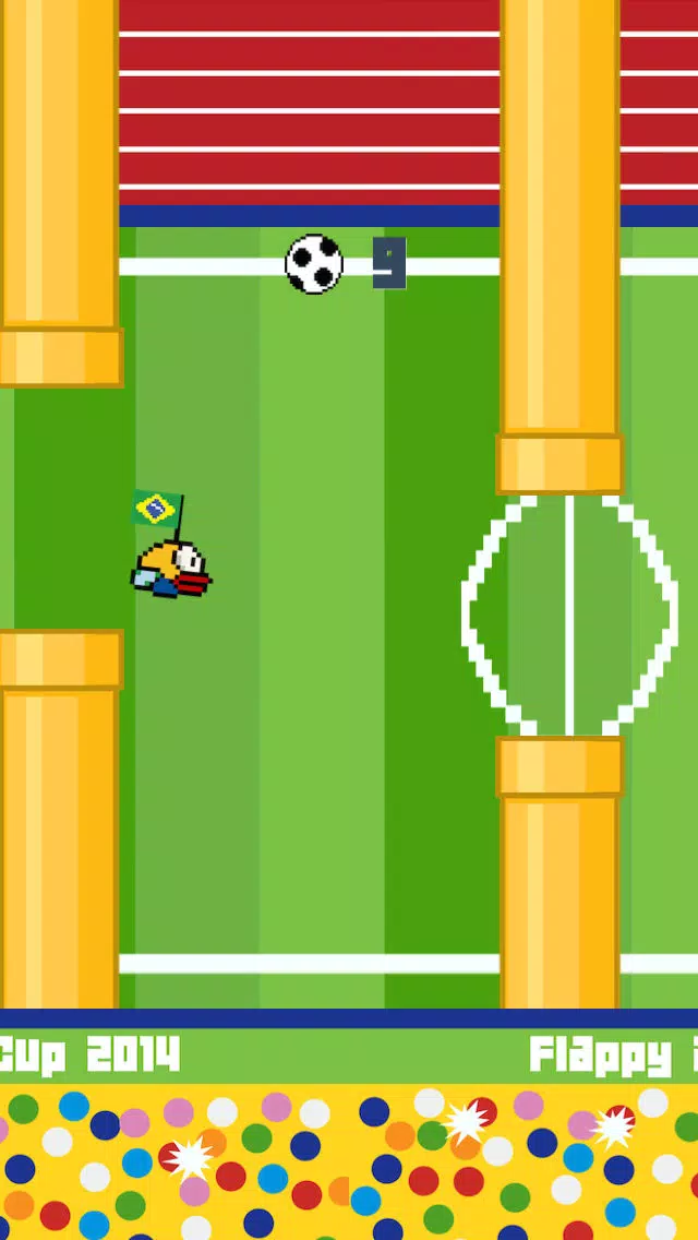 Flappy in Football cup 2014 Edition Screenshots