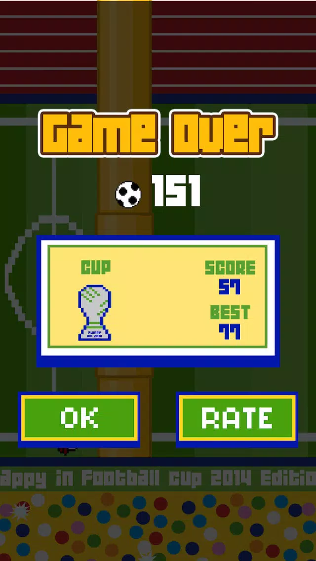 Flappy in Football cup 2014 Edition Screenshots