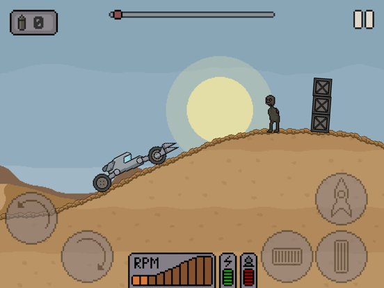 Death Rover: Space Zombie Rush iPad  سکرین شاٹس