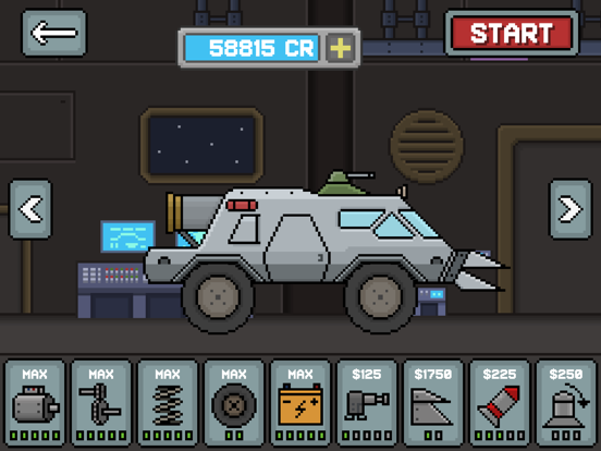 Death Rover: Space Zombie Rush iPad  سکرین شاٹس