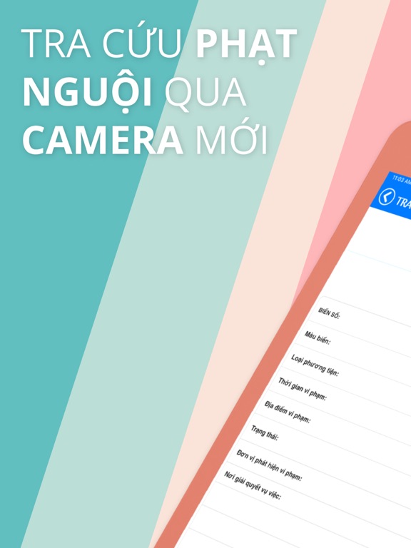 Tra Cứu Phạt Nguội Ô Tô iPad Screenshots