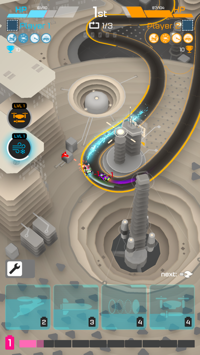 Capturas de tela do Hyperdrome
