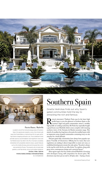 International Property & Travel Magazine Screenshots