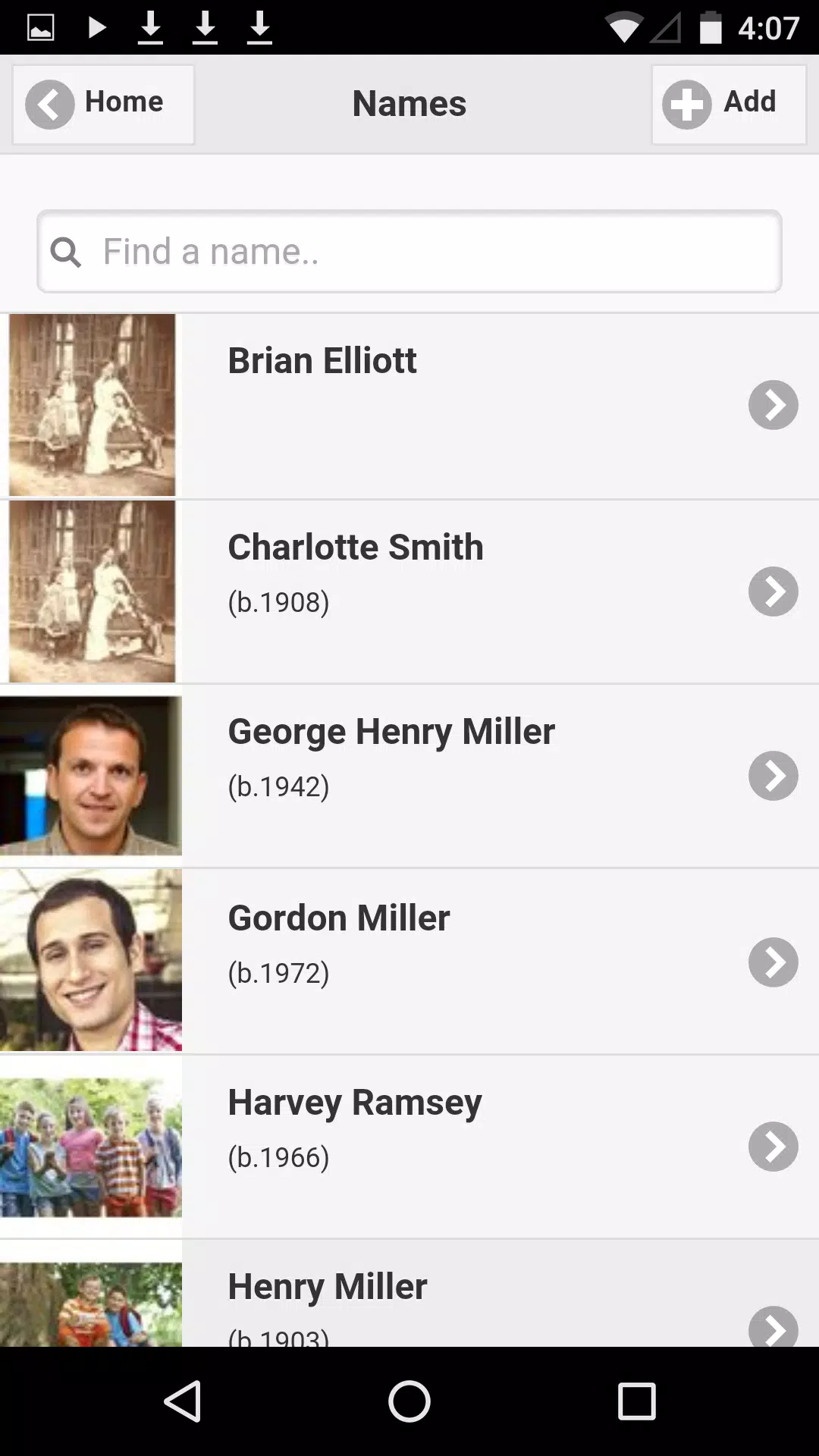 Family Tree - TribalPages Screenshots