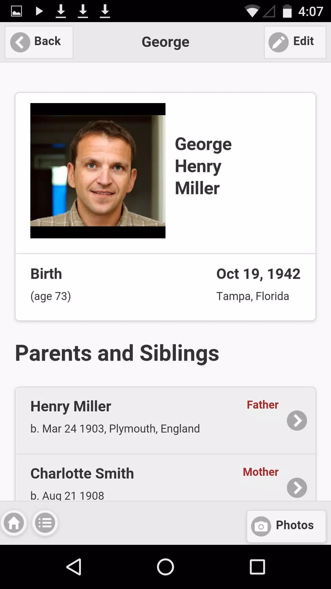 Family Tree - TribalPages Screenshots