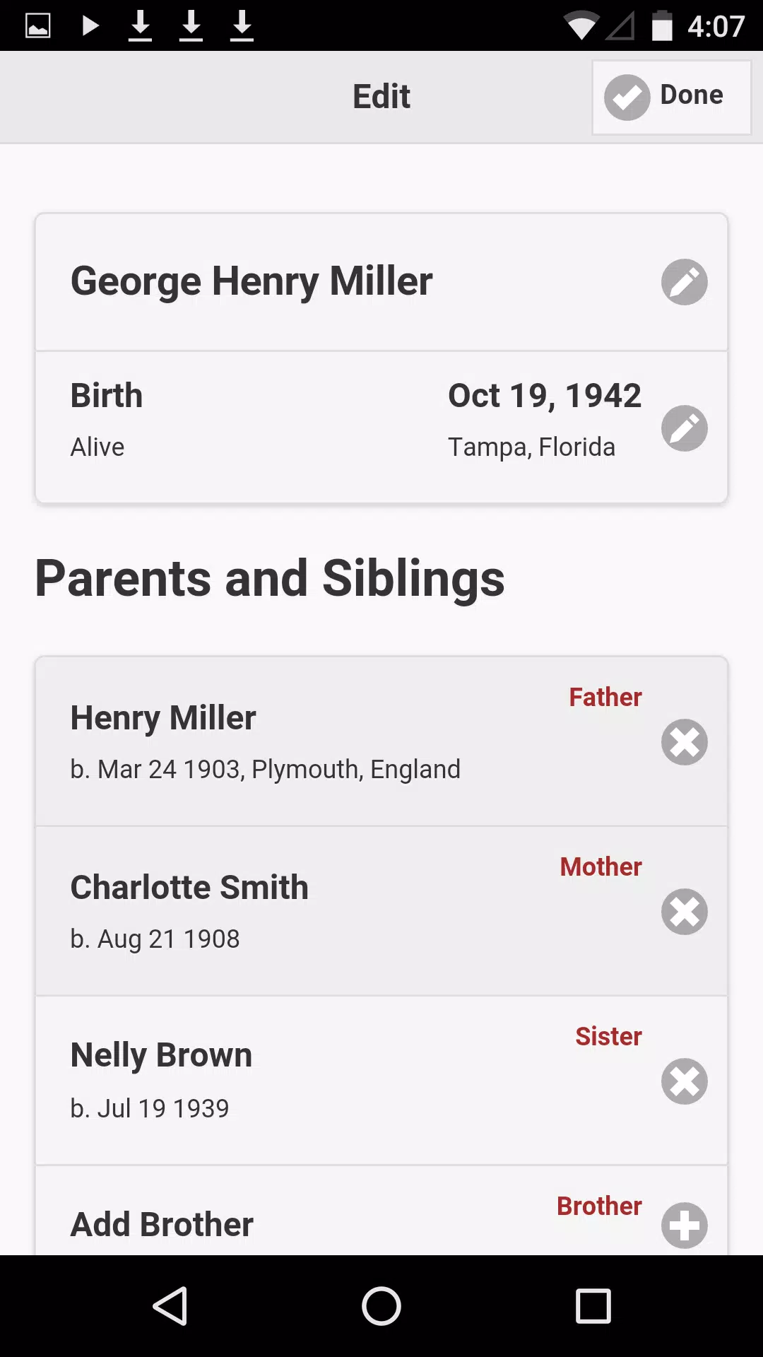 Family Tree - TribalPages Screenshots