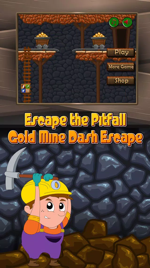 تصاویر Escape the Pitfall: Gold Mine Dash Escape