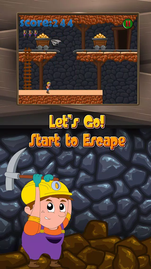 تصاویر Escape the Pitfall: Gold Mine Dash Escape