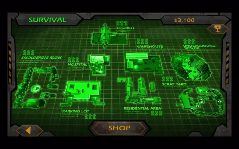 Call of Mini - Zombies سکرین شاٹس
