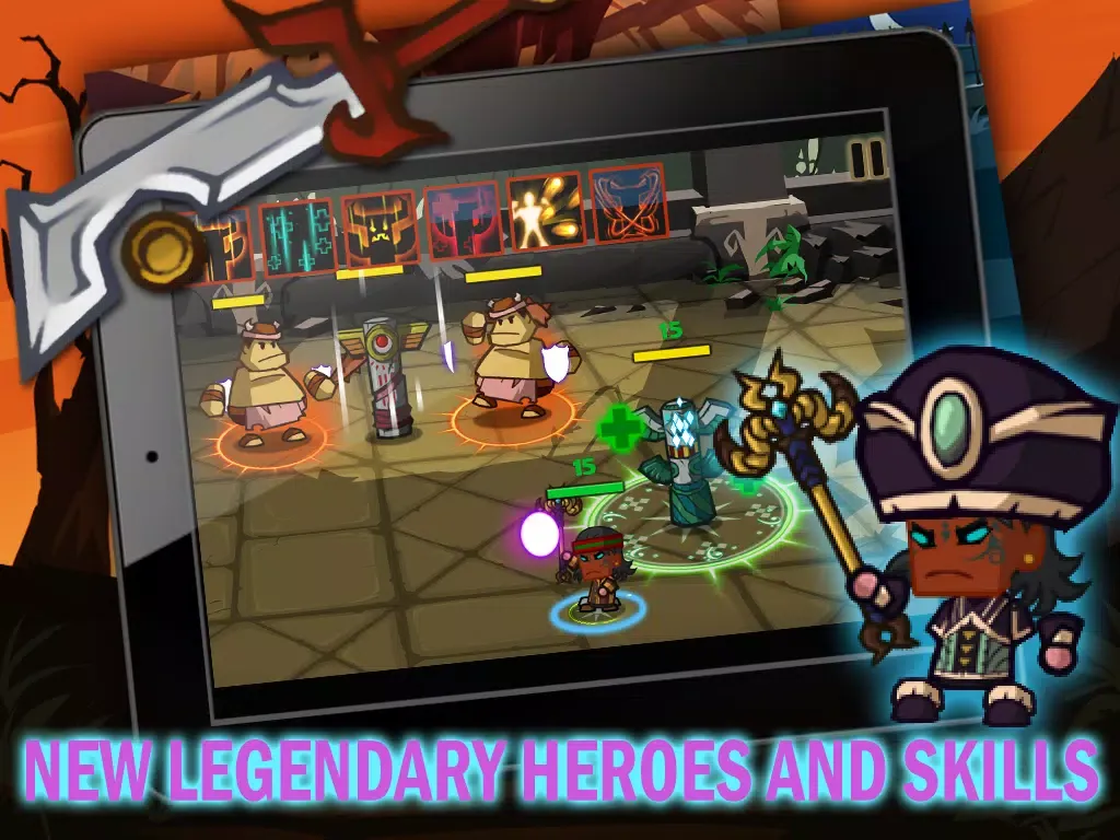 Heroes vs Monsters iPad 应用截图