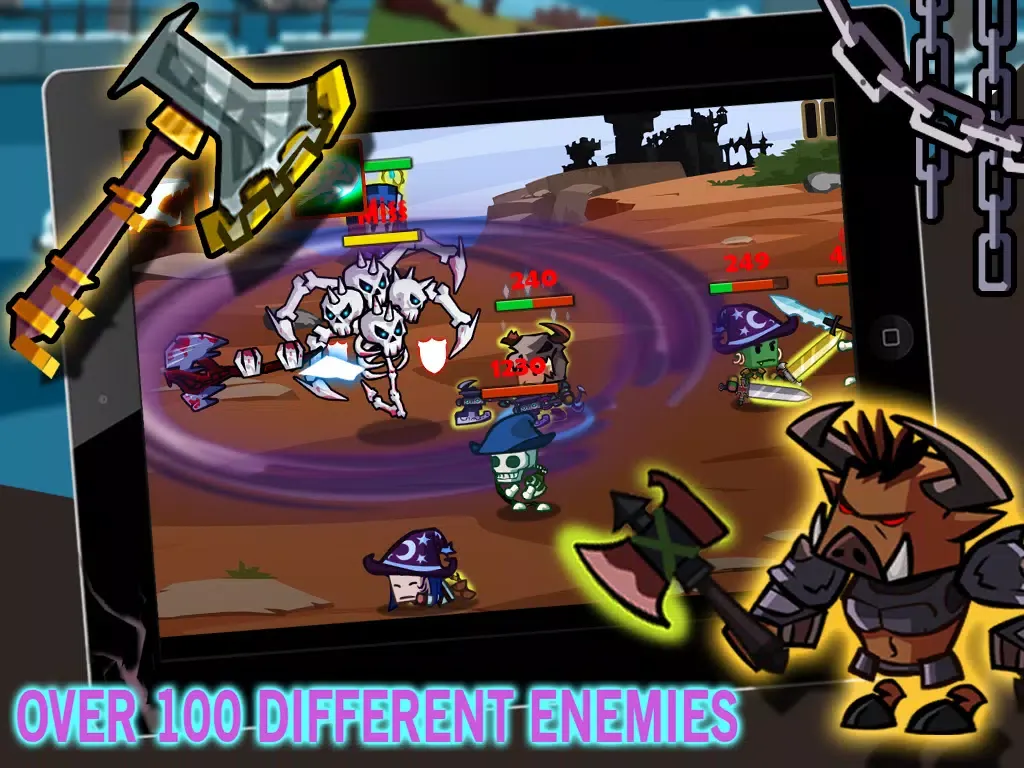 Heroes vs Monsters iPad 应用截图