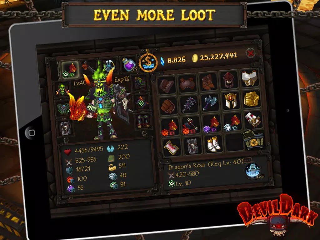DevilDark: The Fallen Kingdom iPad 应用截图