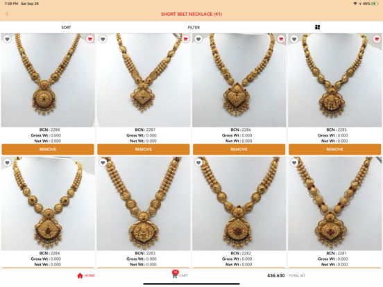 Rakshika Jewels - Online iPad Screenshots