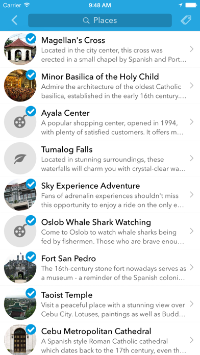 Cebu Island Offline Map & Guide by Tripomatic Screenshots
