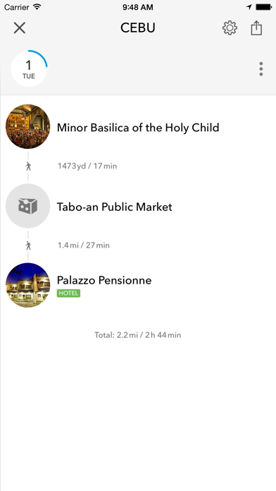 Cebu Island Offline Map & Guide by Tripomatic Screenshots