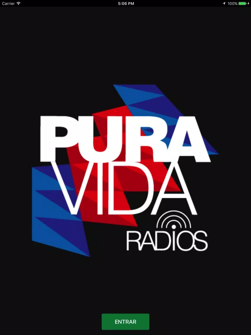 ภาพหน้าจอของ Pura Vida Radio iPad