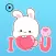 Animated Bunny And Little Pig