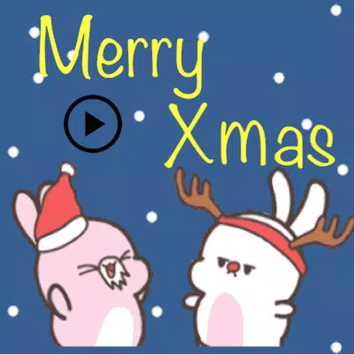 Lovely Couple Rabbit In Winter Lovely Couple Rabbit In Winter