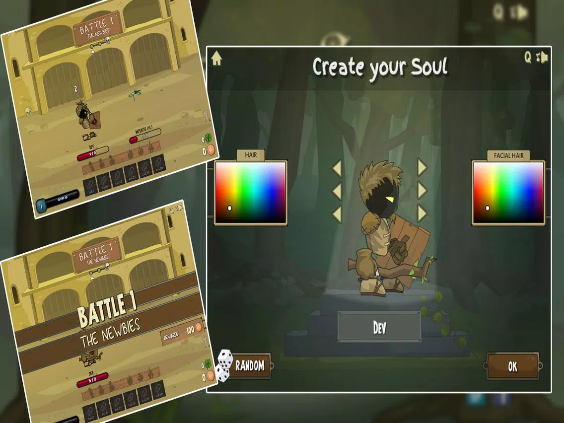Zrzuty ekranu Swords and Souls: A Soul Adven iPad 