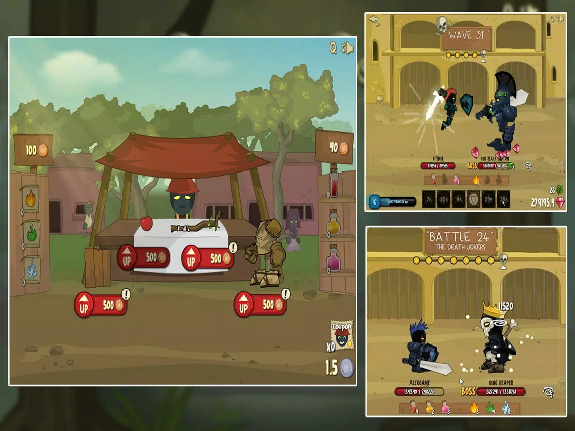 Zrzuty ekranu Swords and Souls: A Soul Adven iPad 