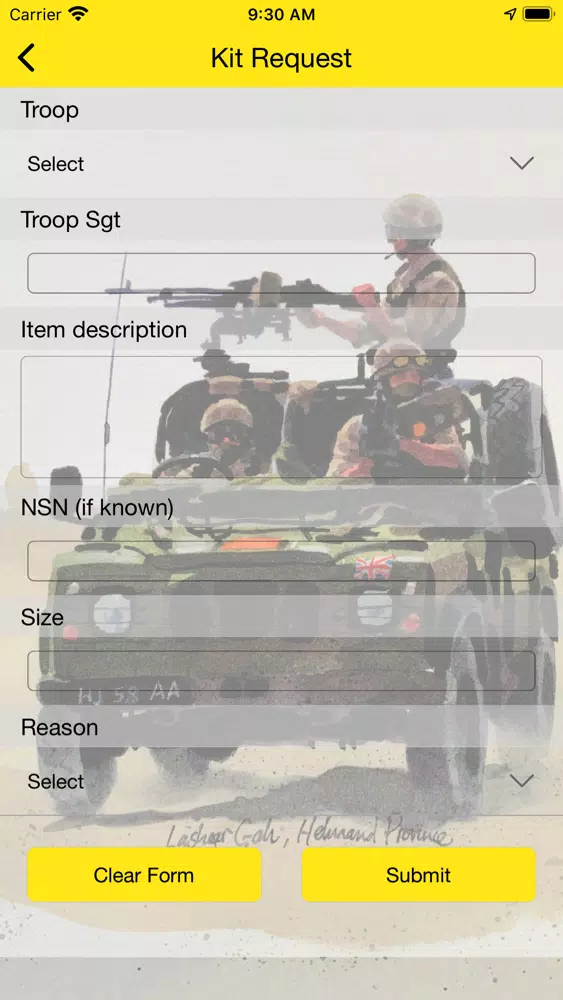 C&S Troop Admin Screenshots