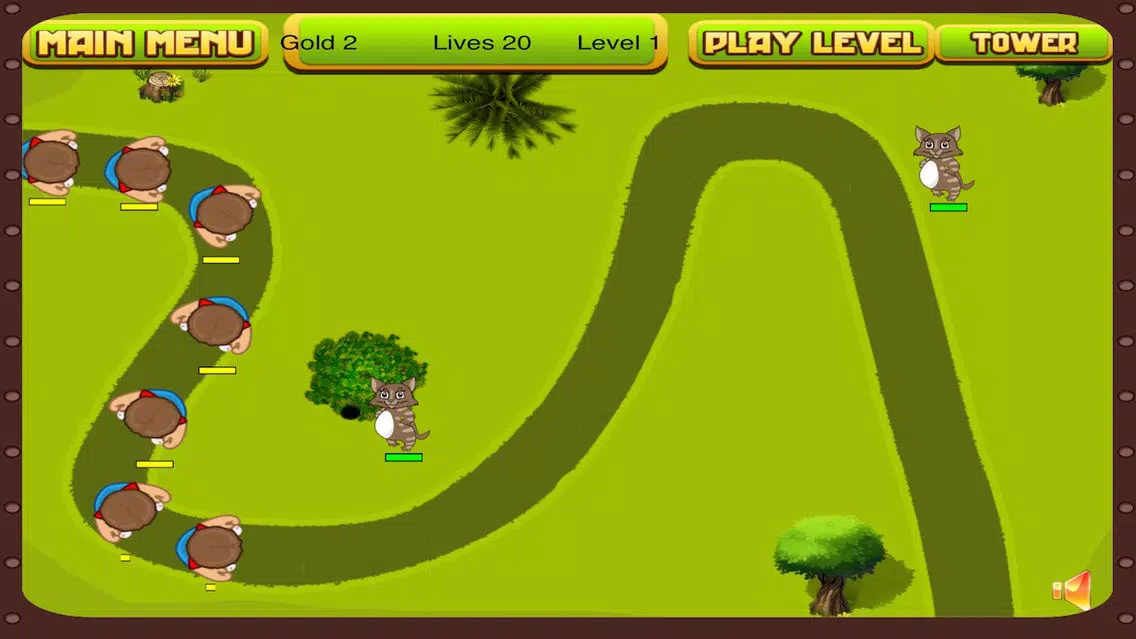 Zrzuty ekranu Cat Tower Wars - Pie Shooting Defense (Free)