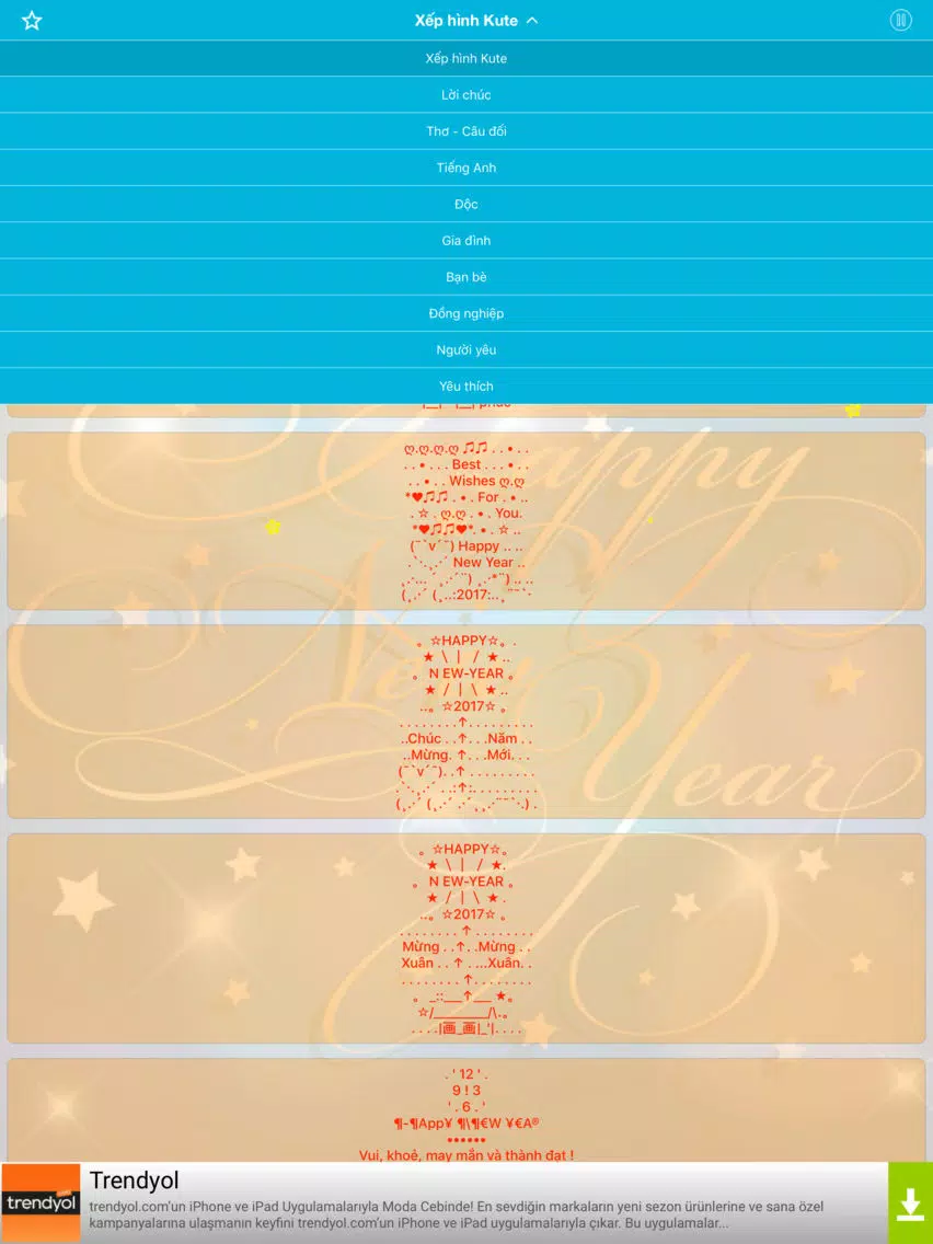Tin Nhắn Chúc Tết 2019 iPad Screenshots