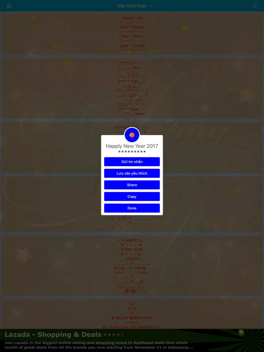 Tin Nhắn Chúc Tết 2019 iPad Screenshots