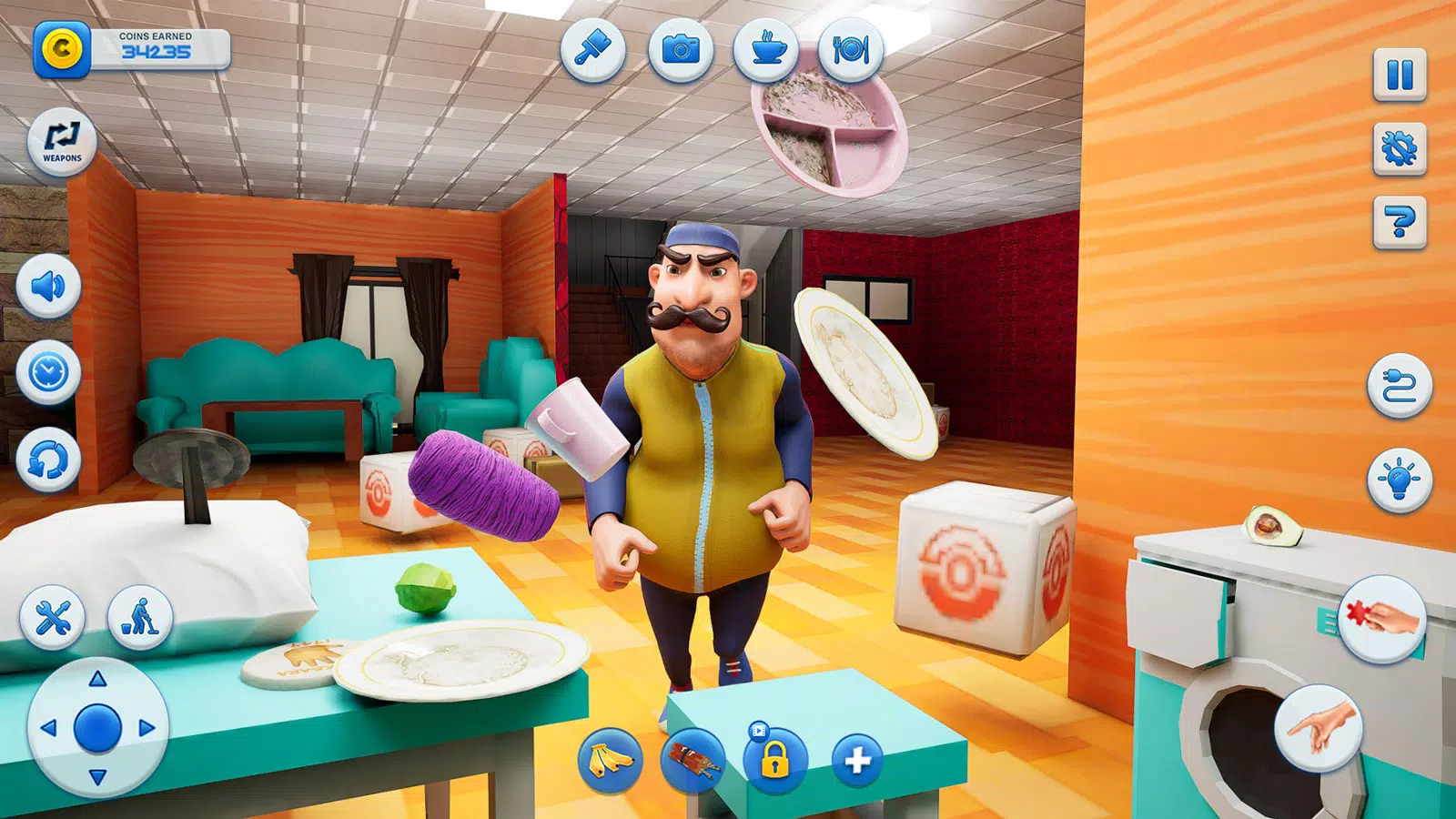 Scary Dark 3D Neighbor Riddle Screenshots
