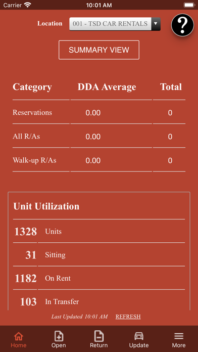 TSD Rental Screenshots
