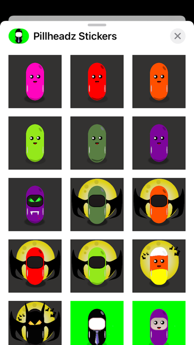 Pillheadz Stickers Screenshots