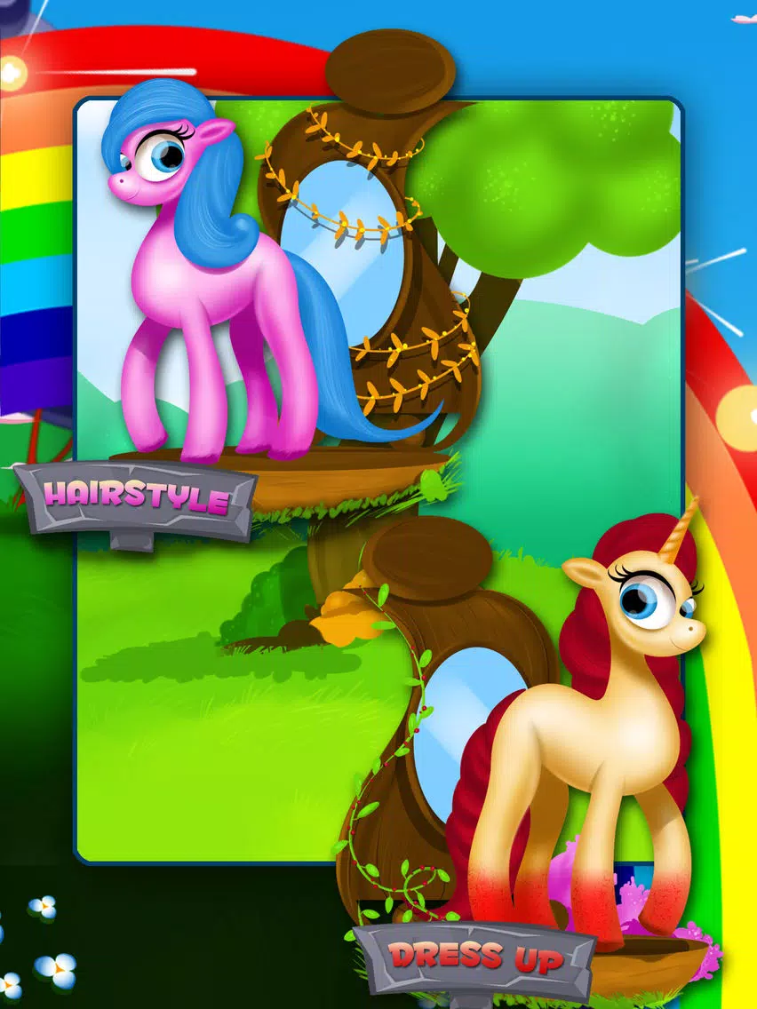 Little Pony Girls Horse Care iPad Screenshots