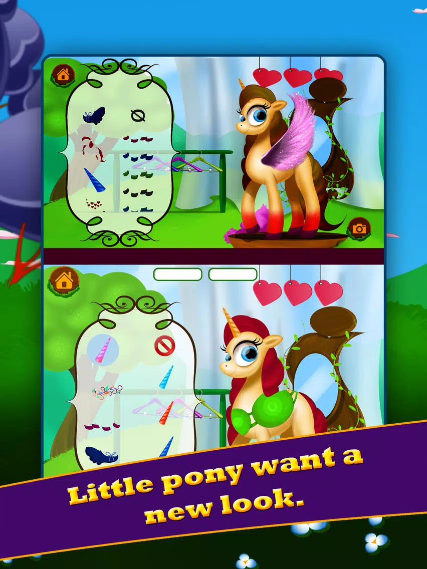Little Pony Girls Horse Care iPad Screenshots