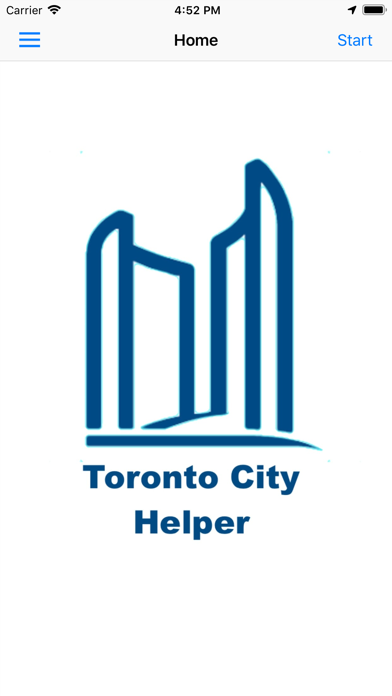 Toronto City Helper App Screenshots