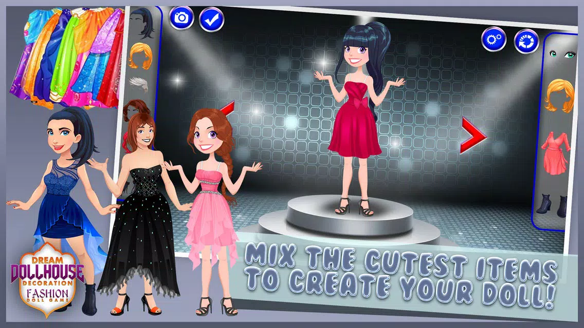 Dream Doll House Design Games Screenshots