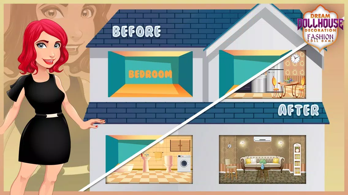 Dream Doll House Design Games Screenshots