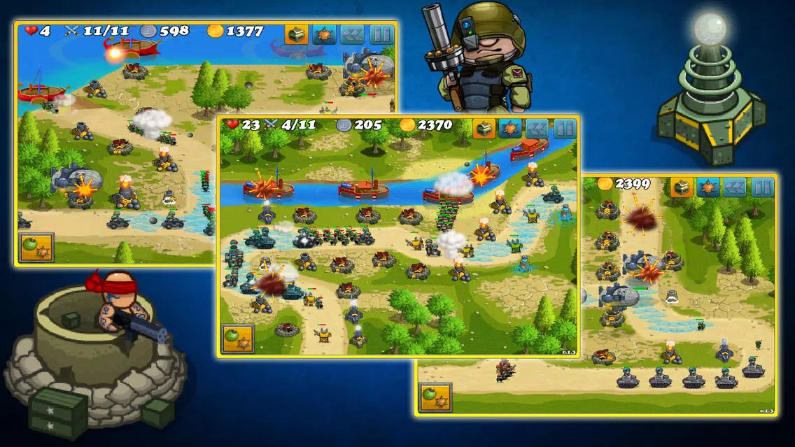 Destroy Enemy - Play Free Tower Games! سکرین شاٹس