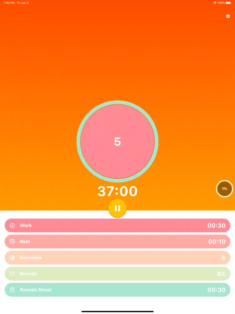 HIIT Timer - HIIT Workouts iPad Screenshots