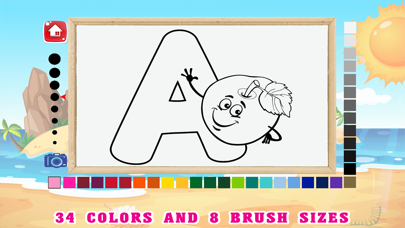 123 ABC Alphabet Kids Coloring Book Free - Phonics Screenshots