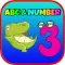 ABC & Number Kids Coloring Book Vocabulary Puzzle
