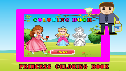 Скриншоты Princess Kids Coloring Book For Girl - 48 Pages